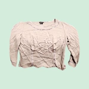 Gray 34 length leeve shirt